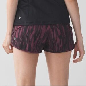 Lululemon Burgundy Athletic Shorts